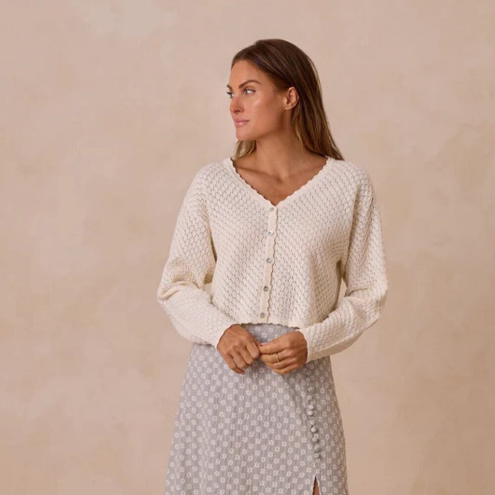NWT - Rylee + Cru Ella Ivory Cardigan​​